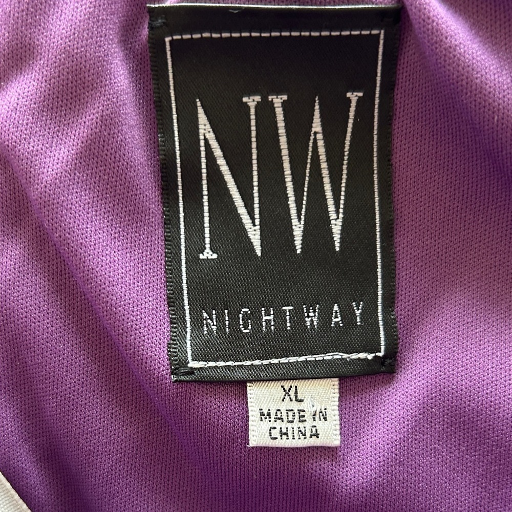 NW Nightway Purple Strapless Party Dress – XL – women’s dress prom, homecoming - Picture 11 of 13